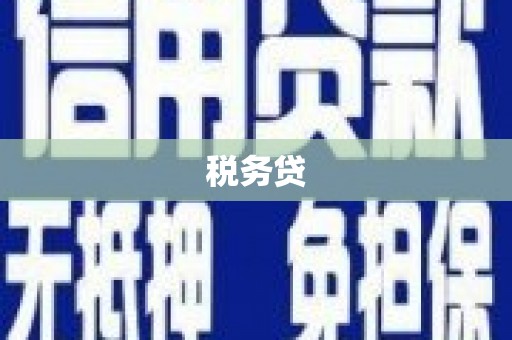 吉州税务贷