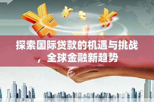 会东探索国际贷款的机遇与挑战，全球金融新趋势